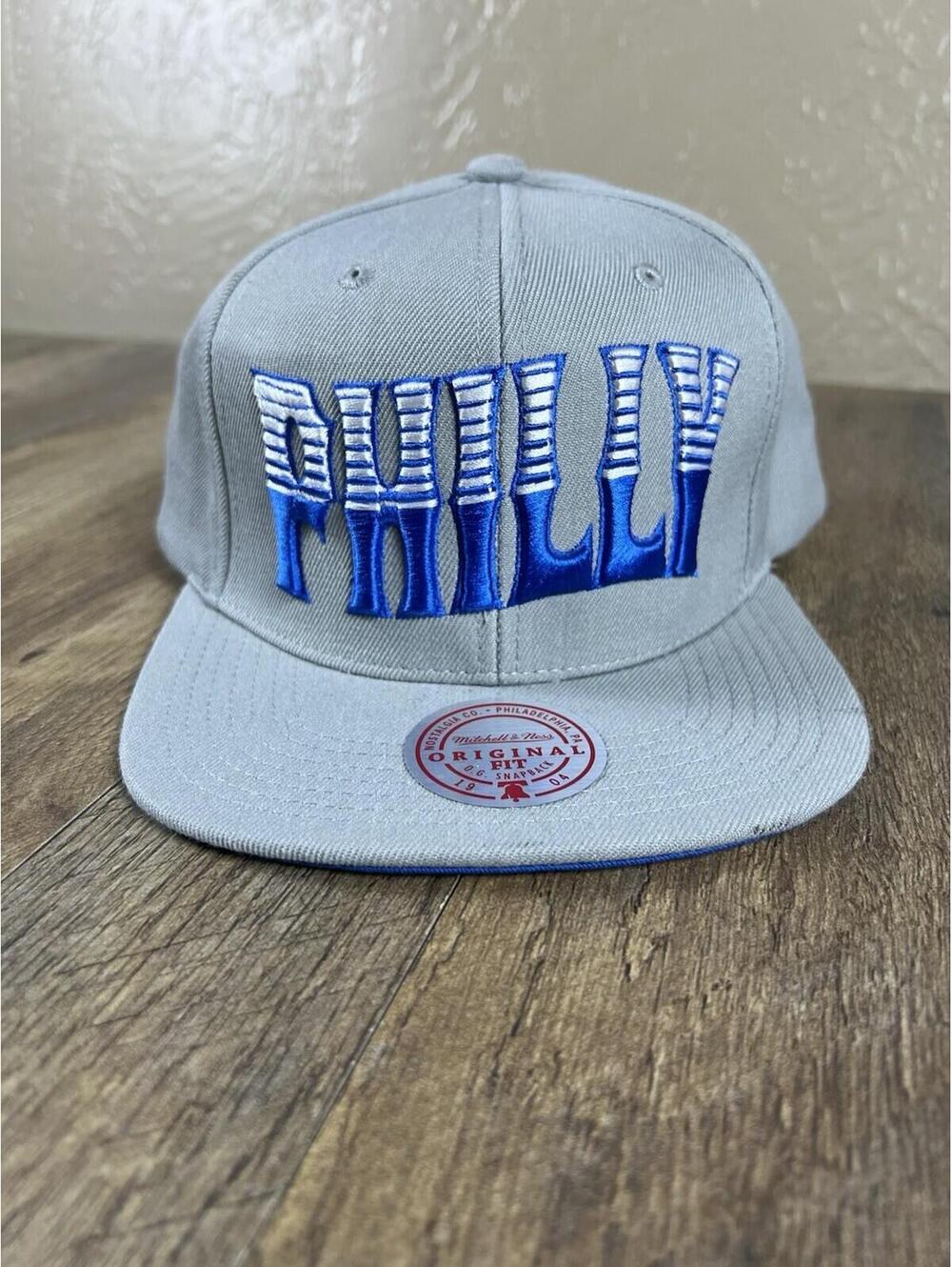 Mitchell & Ness Philly City Wool Blend Hardwood Philadelphia 76ers Phillies NBA